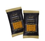 Biscuit élégant au caramel, emballage unitaire, dans