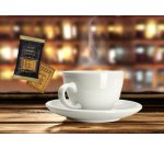 Biscuit élégant au caramel, emballage unitaire, dans