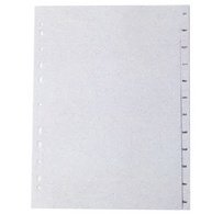Plastic tabbladen, A4, Jan. - Déc. (FR)