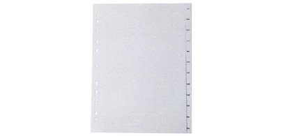 Plastic dividers, A4, Jan. - Dec. (FR)
