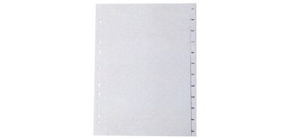 Intercalaires en plastique, A4, Jan. - Déc. (FR)