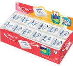 Gomme en plastique Essentials Soft, présentoir de 36