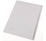 Intercalaires en plastique, numériques, A4