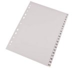 Intercalaires en plastique, numériques, A4