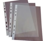 Pochette perforée, A5, film PP, grainé