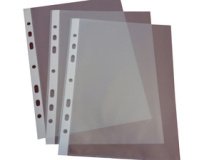 Pochette perforée, A5, film PP, grainé