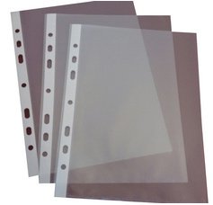 Pochette perforée, A5, film PP, grainé