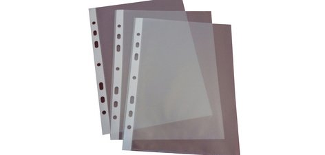Pochette perforée, A5, film PP, grainé