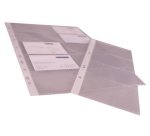 Pochette pour cartes de visite, A4, film PP,