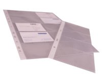 Pochette pour cartes de visite, A4, film PP,