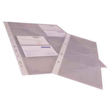 Hoes voor visitekaartjes, A4, PP