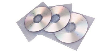 Hülle für CD/DVD, für 1 CD/DVD, transparent
