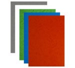 Plats de couverture, grain cuir, A4