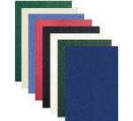 Plats de couverture, grain cuir, A4