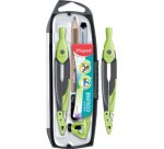 Boîte de compas Metal Open, 5 pièces, couleurs