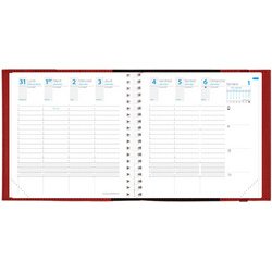 Quo Vadis - Agenda - Spiralé - 2026 - Time & Life Medium - Semainier Planning - Français - 13 mois de déc. à déc. - 16x16 cm avec répertoire