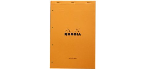 Stapled Audit Pad, 210 x 318 mm, 80 sheets, orange