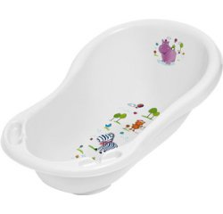 kids Baignoire pour bébé 'maria hippo', avec bonde