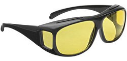 Night vision clip-on glasses for drivers, case for