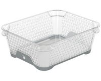 Corbeille de rangement 'jonas', A6, PP, nordic-grey