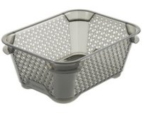 Corbeille de rangement 'mirko', A7, crystal-grey