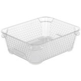 Corbeille de rangement 'mirko', A6, transparent