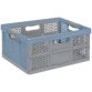 Caisse de rangement 'lea' 32 litres PP, mint/taupe