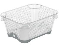 Corbeille de rangement 'jonas', A7, PP, nordic-grey