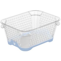 Corbeille de rangement 'jonas', A7, PP, nordic-blue