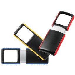 Loupe Outdoor rectangulaire à éclairage LED, rouge