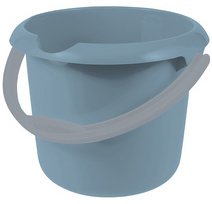 Seau de nettoyage 'mika', rond, 5 L, nordic-blue