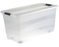 Boîte de rangement 'konrad', avec roulettes, 83 L