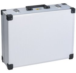 Mallette d'aluminium 'AluPlus Basic', taille L, argent