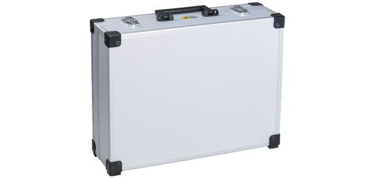 Mallette d'aluminium 'AluPlus Basic', taille L, argent