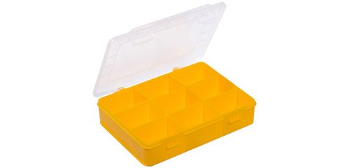 Storage box with fixed compartments EuroPlus Basic 18/9