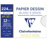 Papier dessin 'Blanc à Grain', 240 x 320 mm