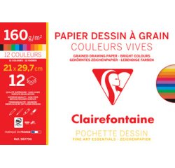 Papier dessin 'à Grain' couleur, A3