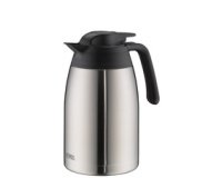 Pichet isotherme THV, 1,0 litre, acier / noir
