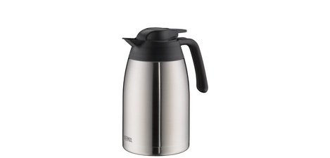 Pichet isotherme THV, 1,0 litre, acier / noir