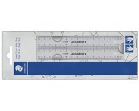 Kit de règles plates, 150 mm, en plastique