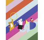 Papier de couleur, (L)240 x (H)340 mm