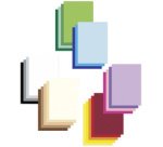Papier de couleur, (L)240 x (H)340 mm