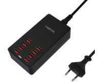 Oplaadcase USB 8 poorten 44 watt zwart