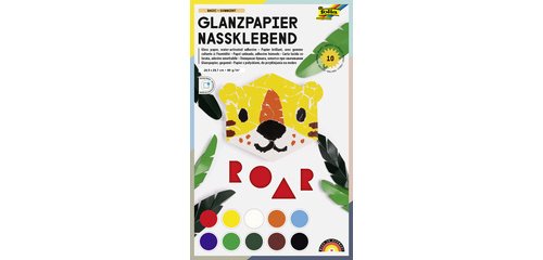 Papier brillant, 185 x 297 mm, 10 feuilles