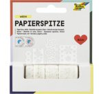 Bordures en papier 'Creative', autocollant, blanc