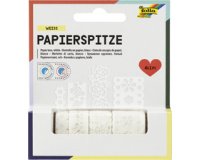 Bordures en papier 'Creative', autocollant, blanc