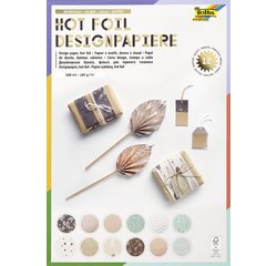 Bloc de papier design 'Hotfoil', A4, 165 g/m2