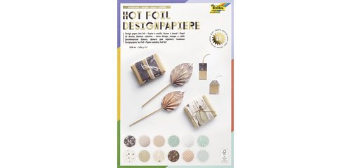 Bloc de papier design 'Hotfoil', A4, 165 g/m2