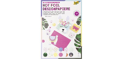 Bloc de papier design 'Hotfoil II', A4, 165 g/m2