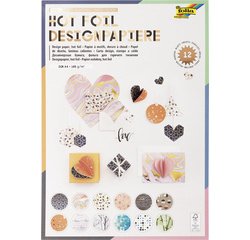 Bloc de papier design 'Hotfoil III', A4, 165 g/m2